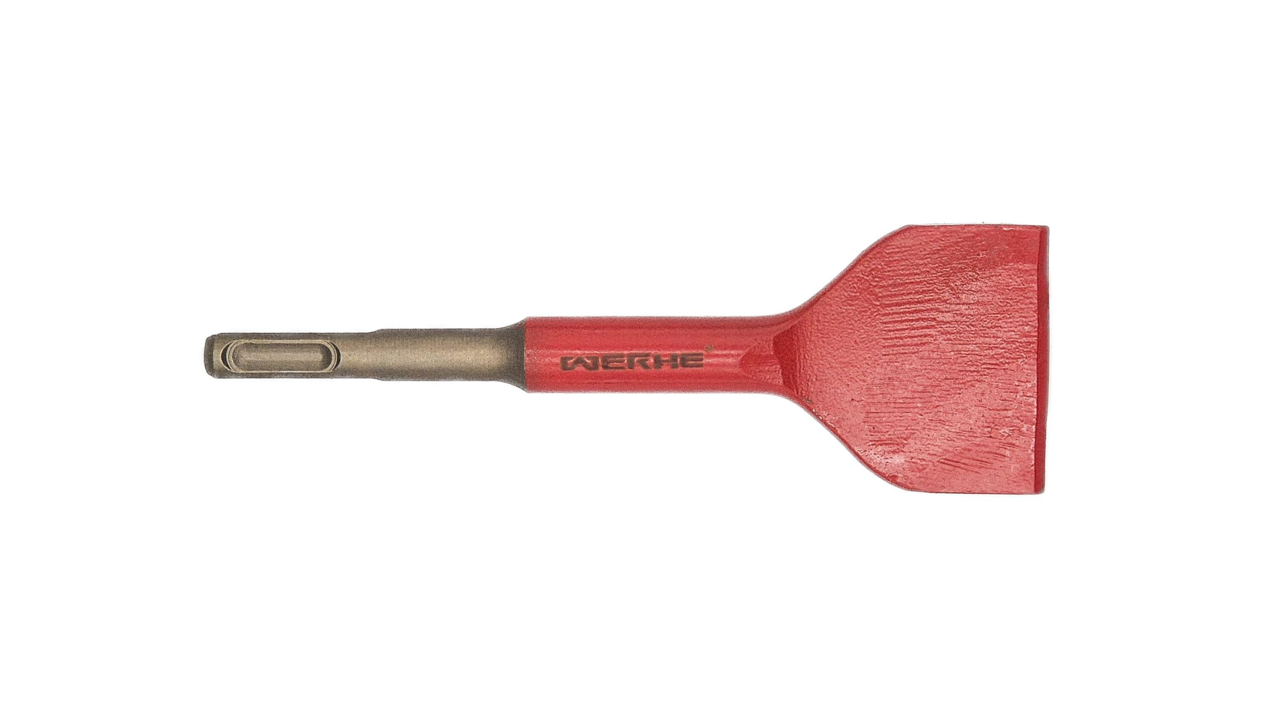 Scalpello WERHE SDS Plus 50 x 150 mm – Scalpello piatto per scalpellare calcestruzzo e rimozione piastrelle – Accessorio robusto per martelli perforatori e demolitori