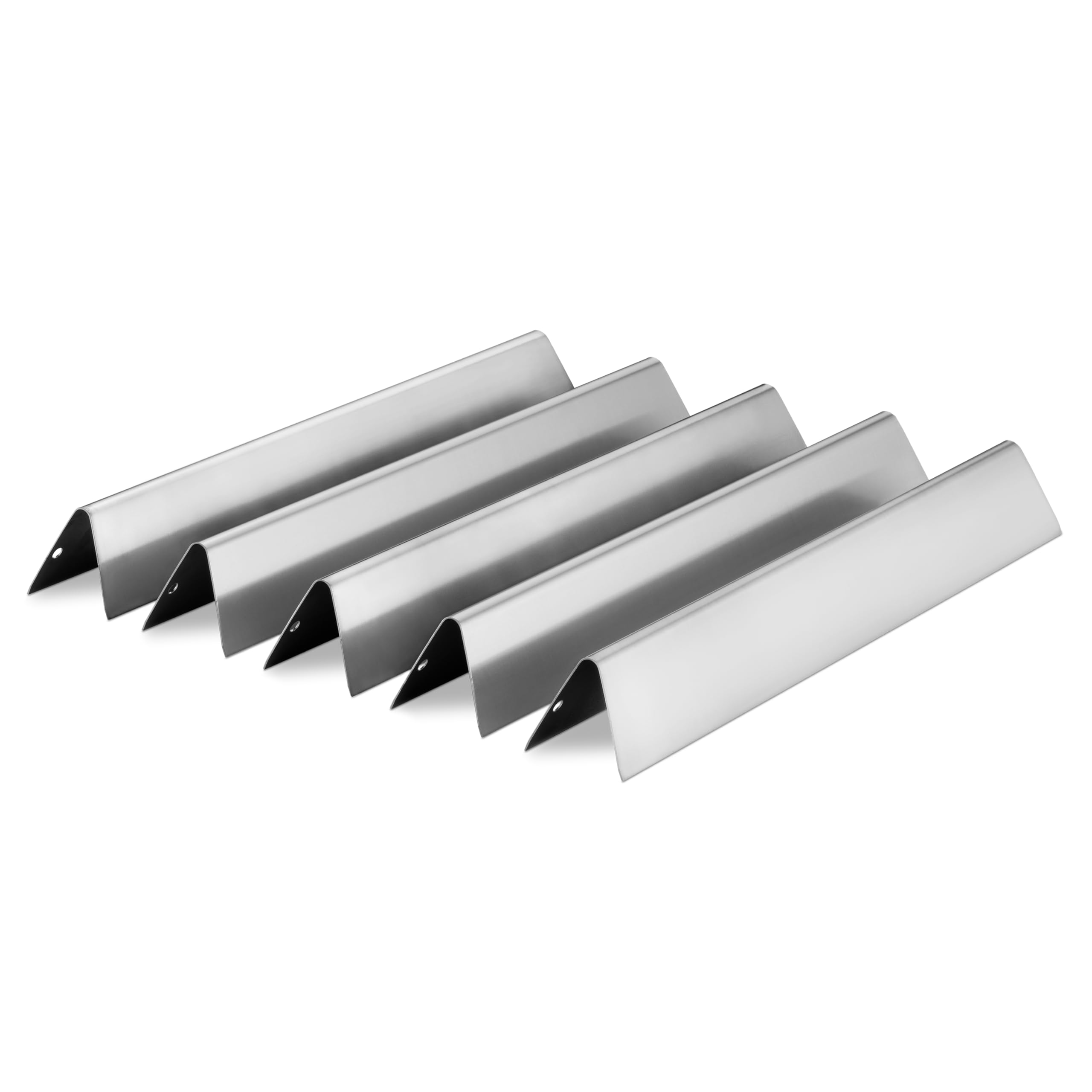 Weber Barres Flavorizer, Acier Inoxydable, compatibles avec la série Genesis 300 avec Boutons en façade (Set de 5) (7620)