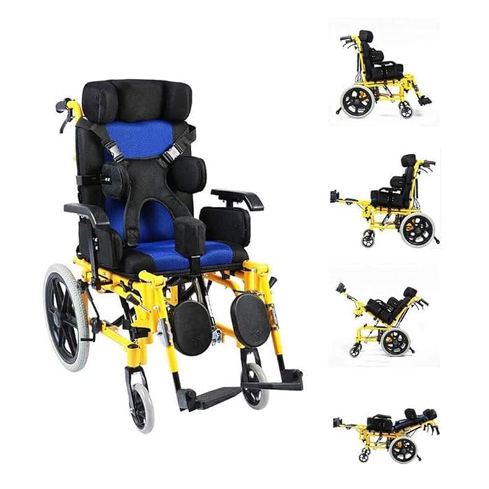 Buy Child Wheelchair MultiFunctional Disabled Fully Lying Flat