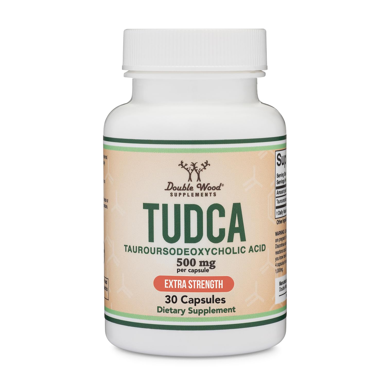TUDCA, Extra Strength 500mg Capsule, Liver Support, 30 Capsules TUDCA Extra Strength