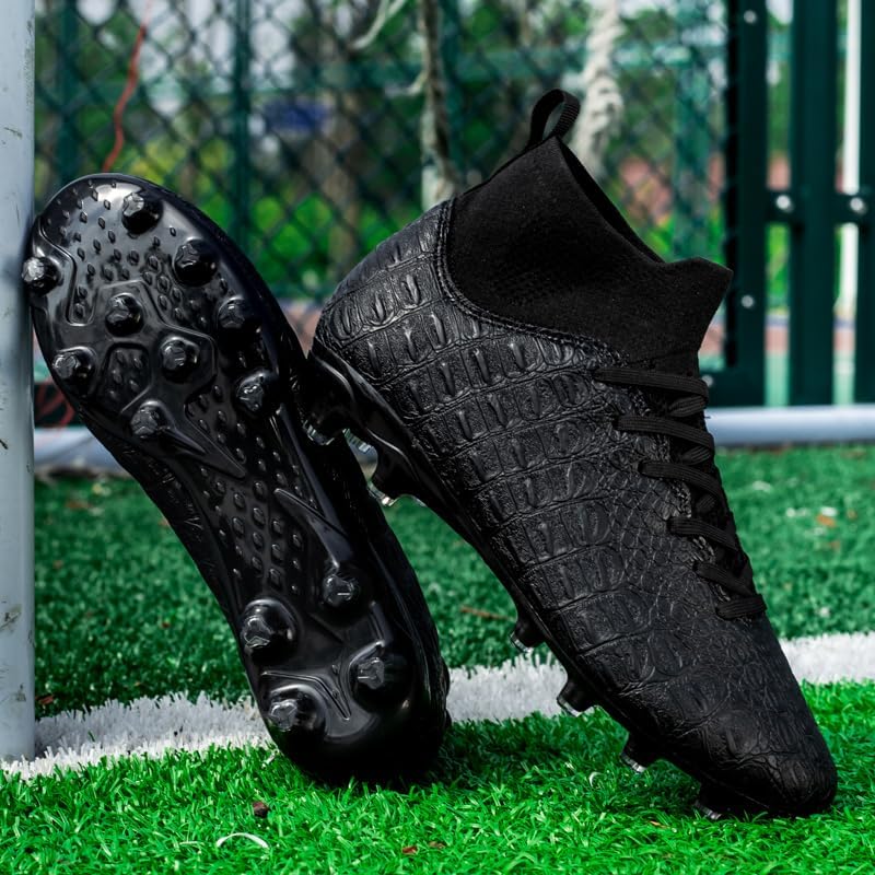 Soccer Cleats Mens Football Shoes Outdoor High Top Non-Slip Youth Trainning AG/FG Soccer Shoes - Image 5