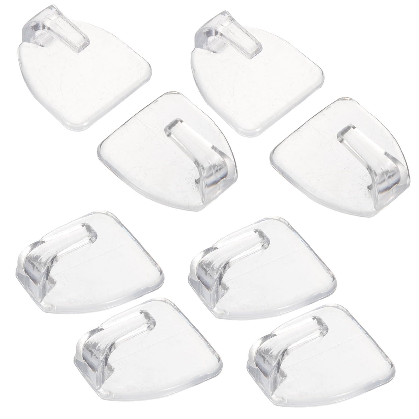 Angoily 40piezas Ganchos Adhesivos Transparentes Para Pared Ganchos Para Toallas y Accesorios Baño y Cocina Resistente y Para Superficies Lisas