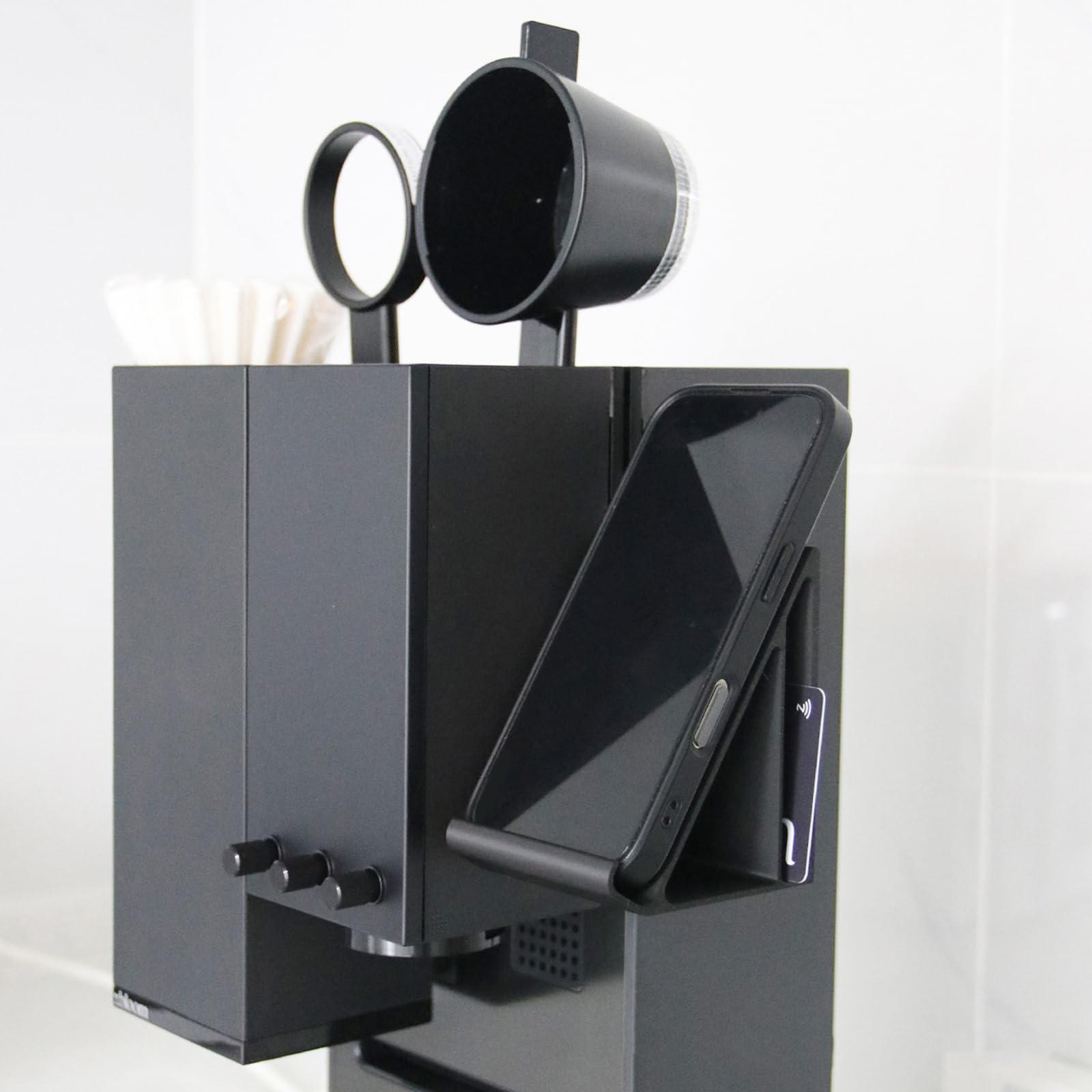 Set Organizer per caffè Montato lateralmente, Black