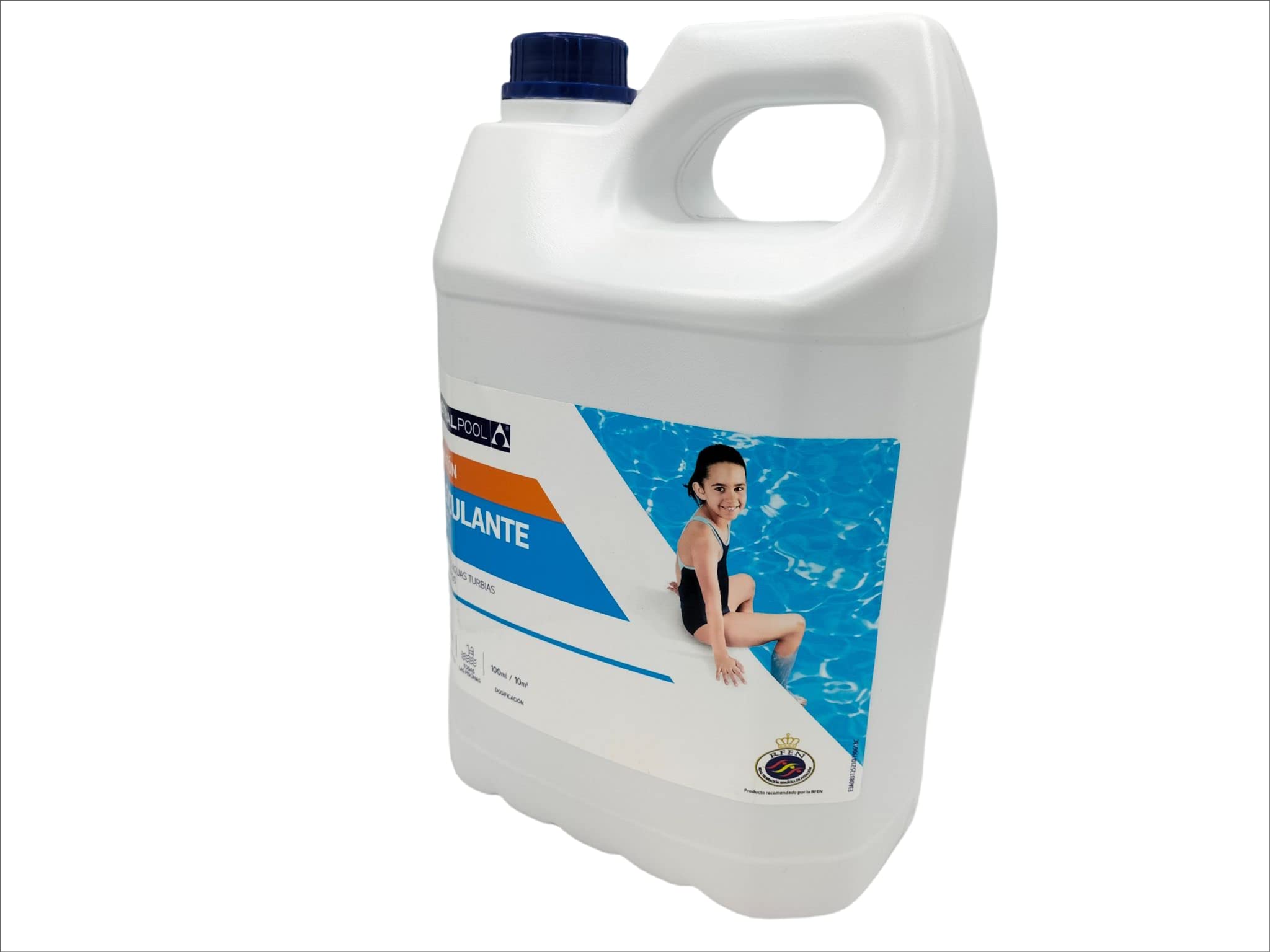 RASMACOR | 1 Unidad Floculante líquido para Piscinas | Garrafa 5 litros | Producto para CLARIFICAR Aguas TURBIAS | Eliminar la turbidez del Agua | Fluidra 11388
