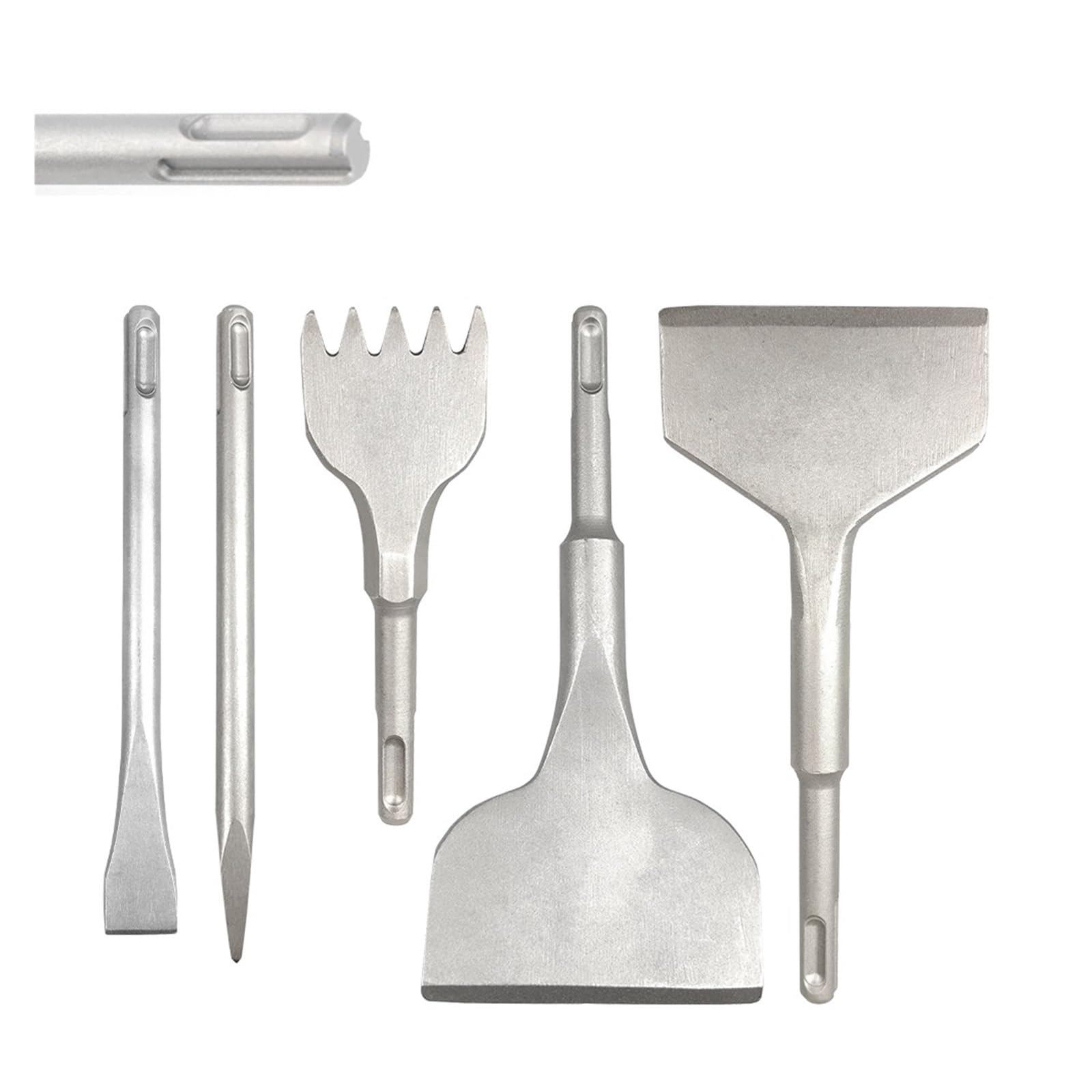 SDS/Plus Gambo Tondo Pala for Piastrelle Martello Elettrico Scalpello Muro Calcestruzzo Impatto 5 Denti for Muratura Scanalatura Strumento(165 * 75mm)