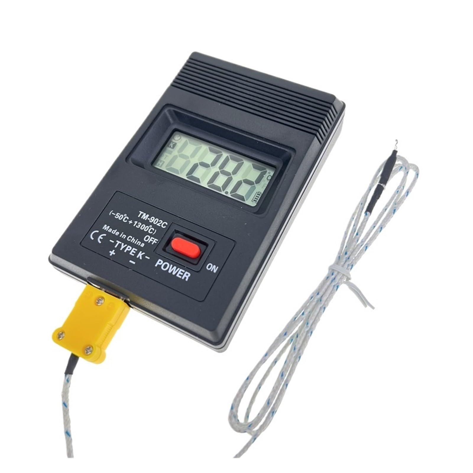 JJKKOZVQF TM-902C (-50C to 1300C) Temperature Meter TM902C Digital K Type Thermometer Sensor + Thermocouple Probe detector