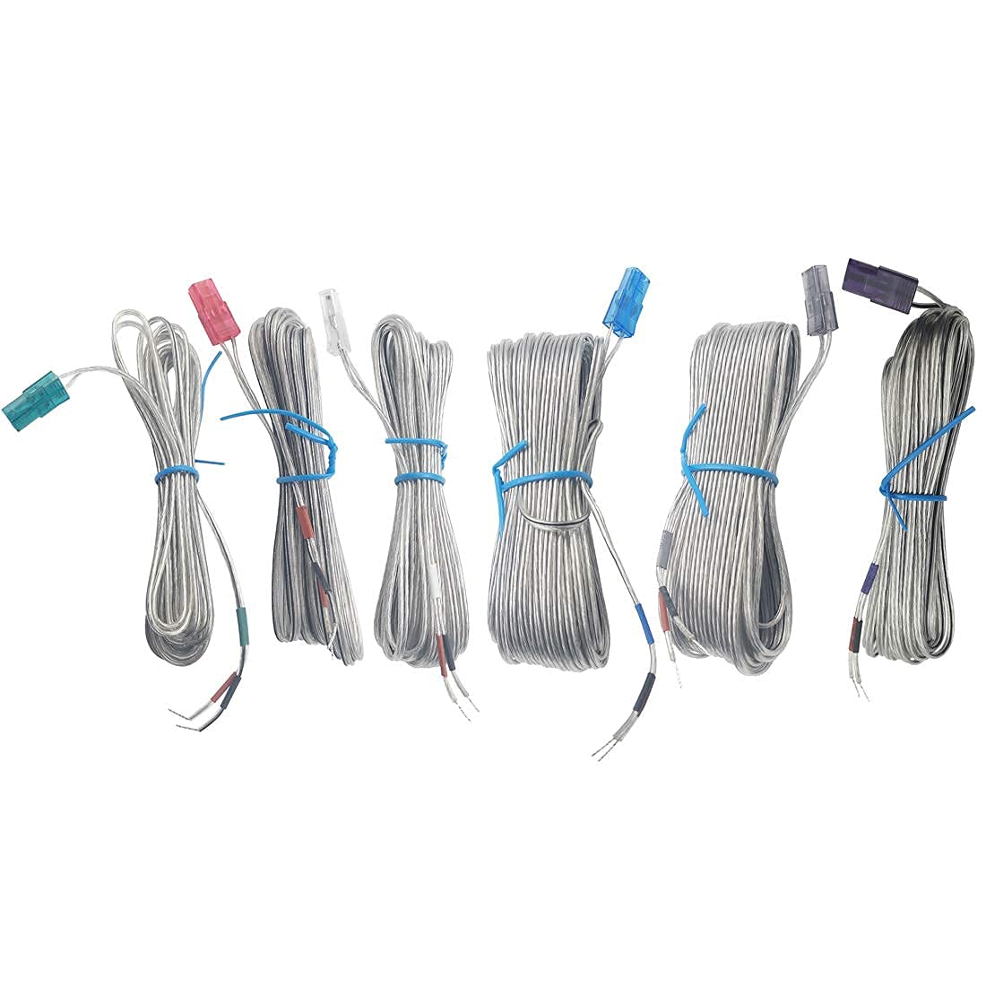 Set of 6 Replacement Speaker Wires/Cables Kits for Sony CMT-SBT300W CMT-SBT300WB CMT-HX90BTR SS-FS3 