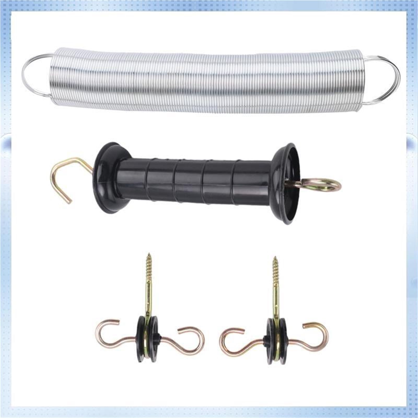 Isolatori Recinto Elettrico Kit maniglia for cancello elettrico da 4 pezzi, kit di ancoraggi for , a molla for