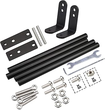 review FSGLOVE FANGSHUIGAN Upgrade Stability Z Axis Pull Rod Kit Fit for Creality Ender-3/Ender-3 Pro/CR10/CR10S Aluminum Alloy Tie Rod Set 3D Printer Parts (Color : B)