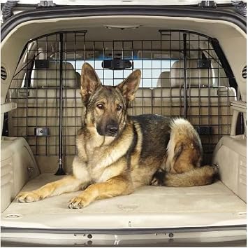PUREPET Pro Cargo Area, Pet and Delivery Steel Vehicle Barriers for SUV Minivan and Truck Safety (Grid Barrier)