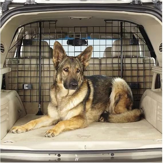PUREPET Pro Cargo Area, Pet and Delivery Steel Vehicle Barriers for SUV Minivan and Truck Safety (Grid Barrier)