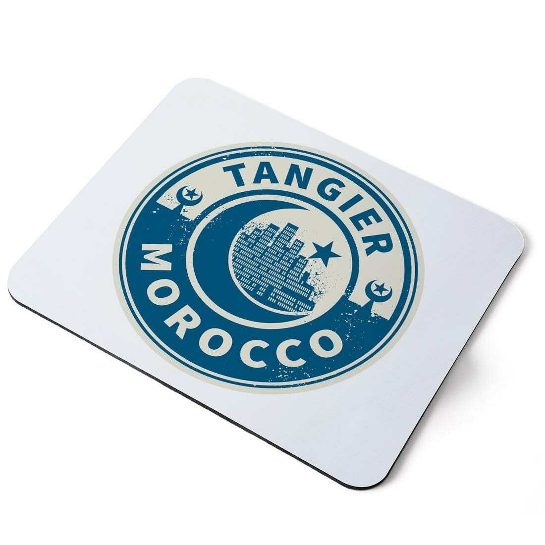 MIKKA ENTERPRISES Mouse Mat Pad - Morocco Tangier Travel Laptop PC Desk Office #7446 Printed Rubber Mouse pad, Home Office Use, Non Slip