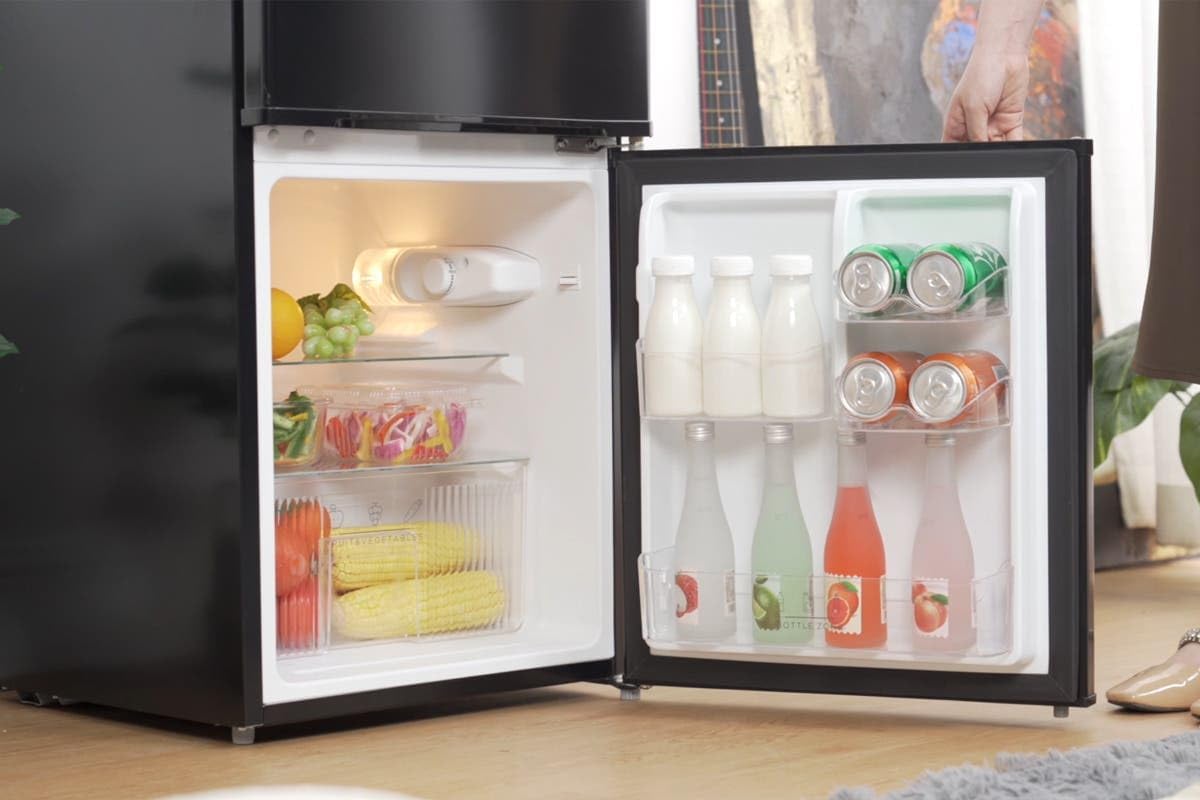 87L Top Mount Fridge (Black) - KAM87LTMSFB