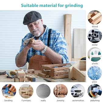 24 PCS Sand Paper, Wet Dry Sand Paper Variety Pack Sandpaper 12 Grits Assorted for Wood Metal Sanding, 120/150/180/240/320/400/600/800/1000/1500/2500/3000 Grit