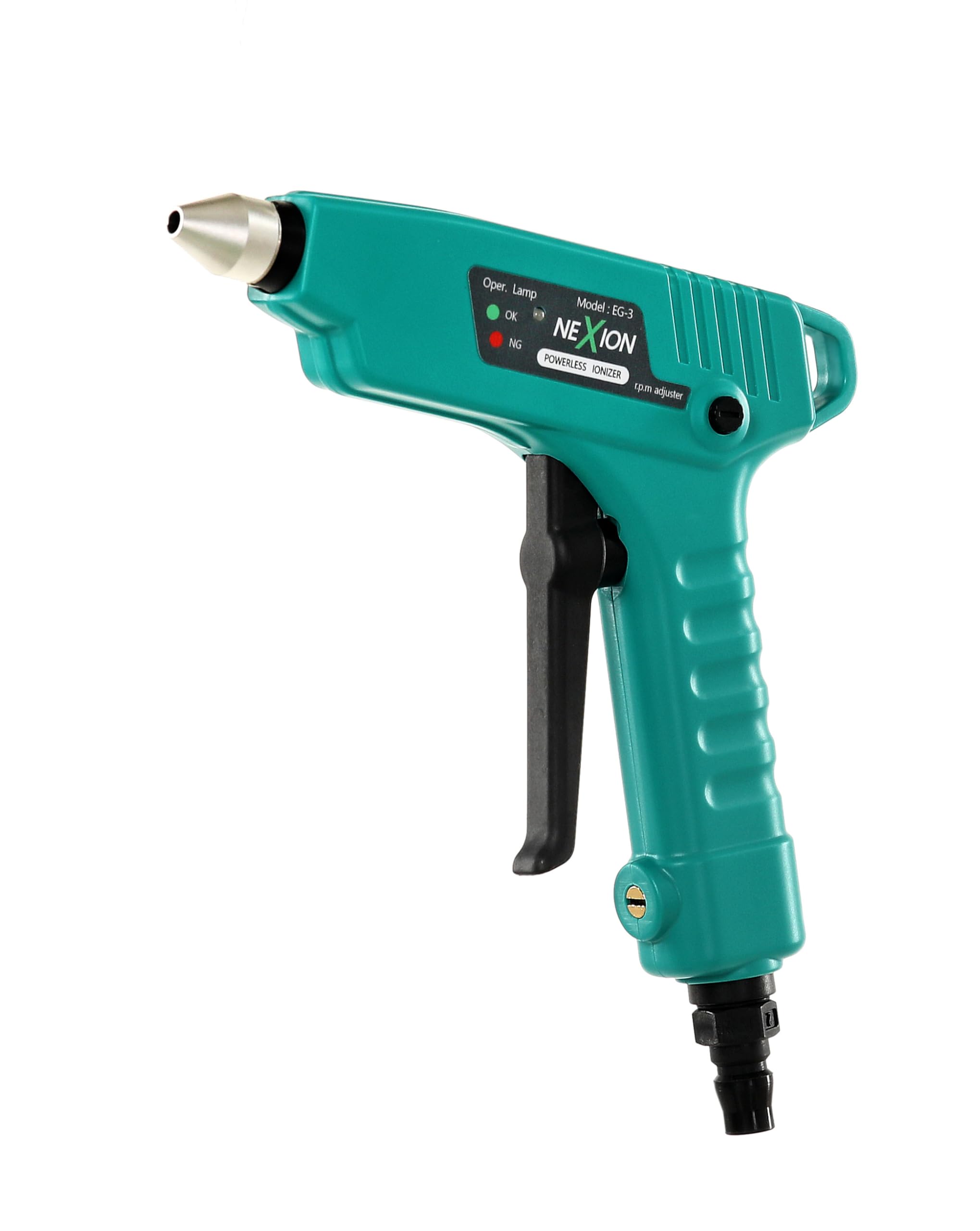 NEXION - Pistola ionizante - Eliminador de estática, antiestática, autogeneradora, libre de polvo para pintura de coche y reacabado automotriz