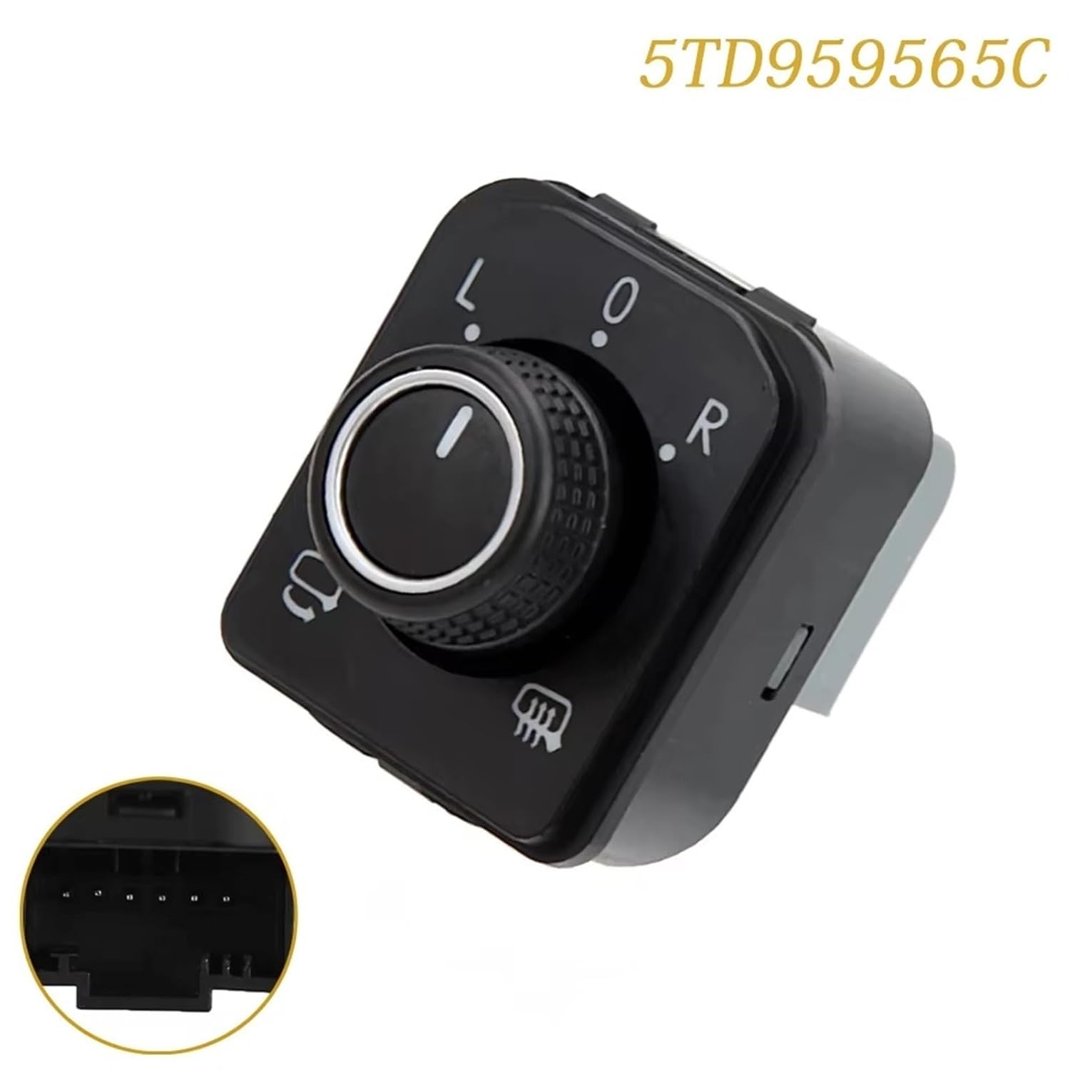 Car Rearview Mirror Switch for VW for CC for Passat 2019-2024 for Golf 2021-2024 Rearview Mirror Control Switch 5TD 959 565 C 5TD959565C