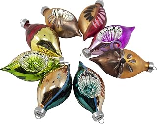 Kurt Adler 30-MM Early Years Glass Oval Ornaments