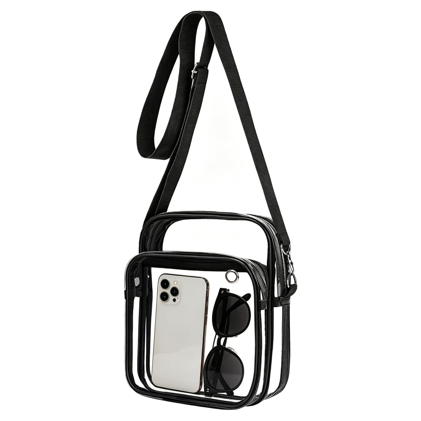 Bolso transparente para conciertos impermeable regulable y apto para estadios fútbol 8