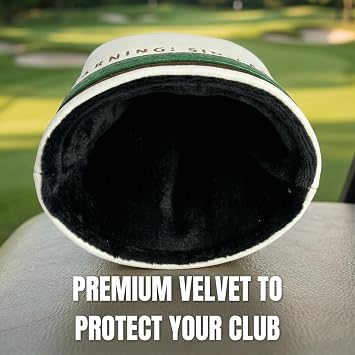 Funny Driver Headcover Cool Golf Club Cover for Drivers, Premium Leather Head Cover, Funky & Unique Golf Headcover