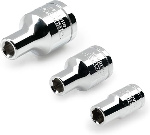 TEKTON SHA99021 - Juego de llaves hexagonales magnéticas de 1/4, 3/8, 1/2 pulgada (3 piezas)
