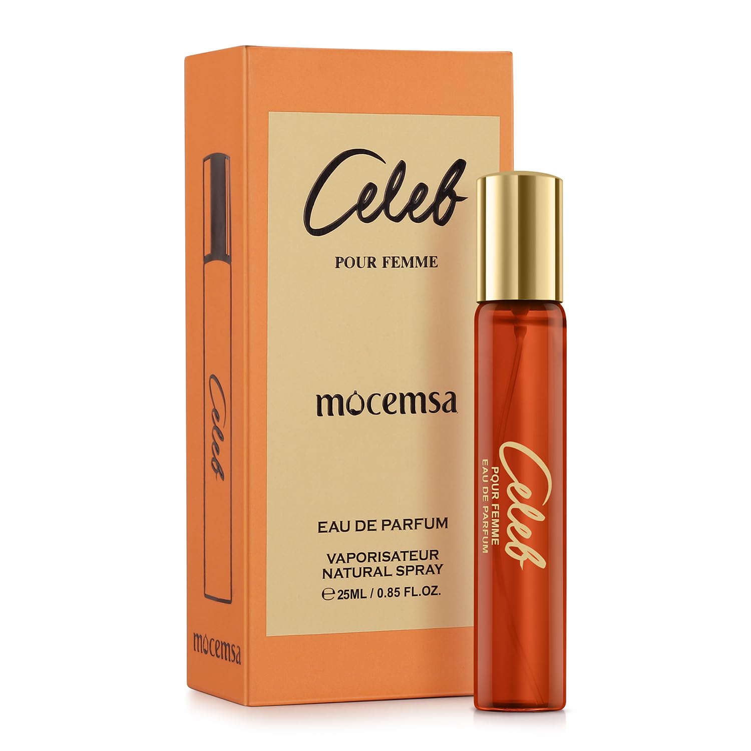 Mocemsa Celeb Pour Femme Long Lasting Luxury EDP Perfume Travel Pack Fragrance Crafted in Spain, 25ml-image-6