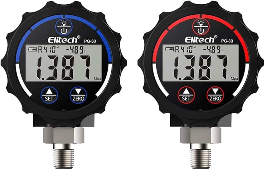 digital hvac gauges