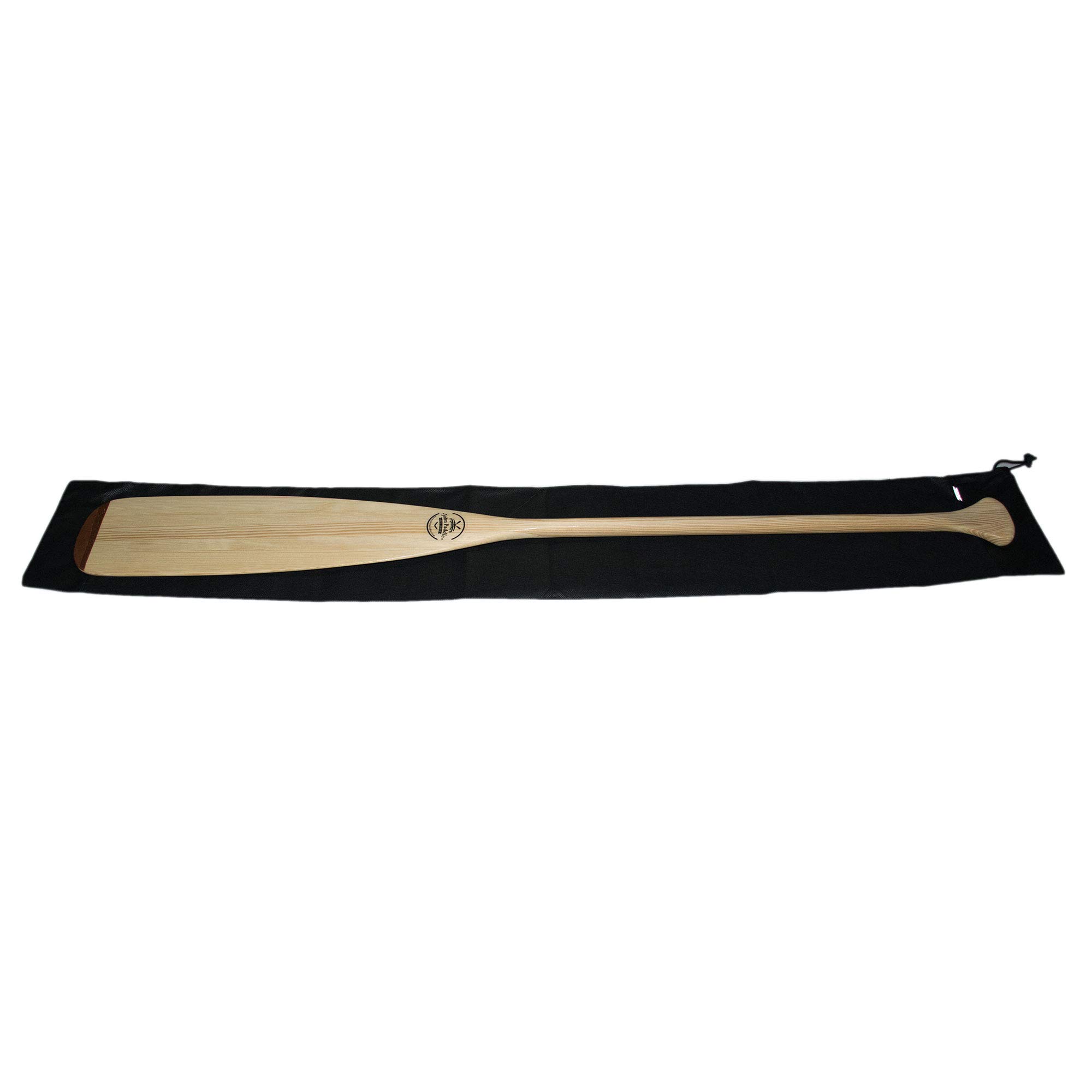 Pagaie Canoe / Canoë Type : queue de castor/pagaie en bois de pin et bois de fer 100 % écologique Fait main dans l'UE + sac de paddle