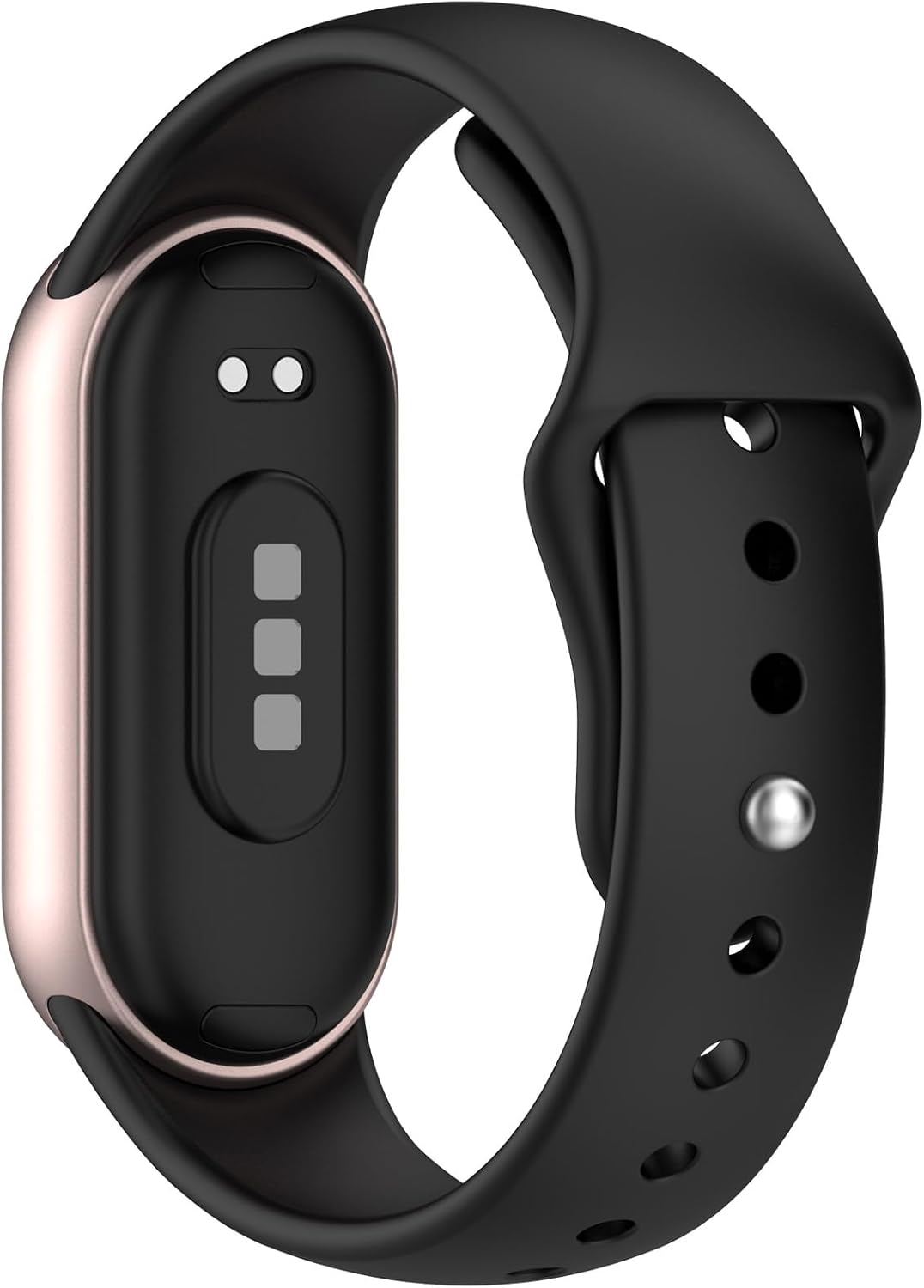 Disscool Replacement Adjustable Wrist Bands Compatible with Xiaomi Band 10/10 NFC/9/9 NFC/9 Ceramic Special Edition, Soft Silicone Wrist Strap with Quick Release for Man Women(Black) image 2