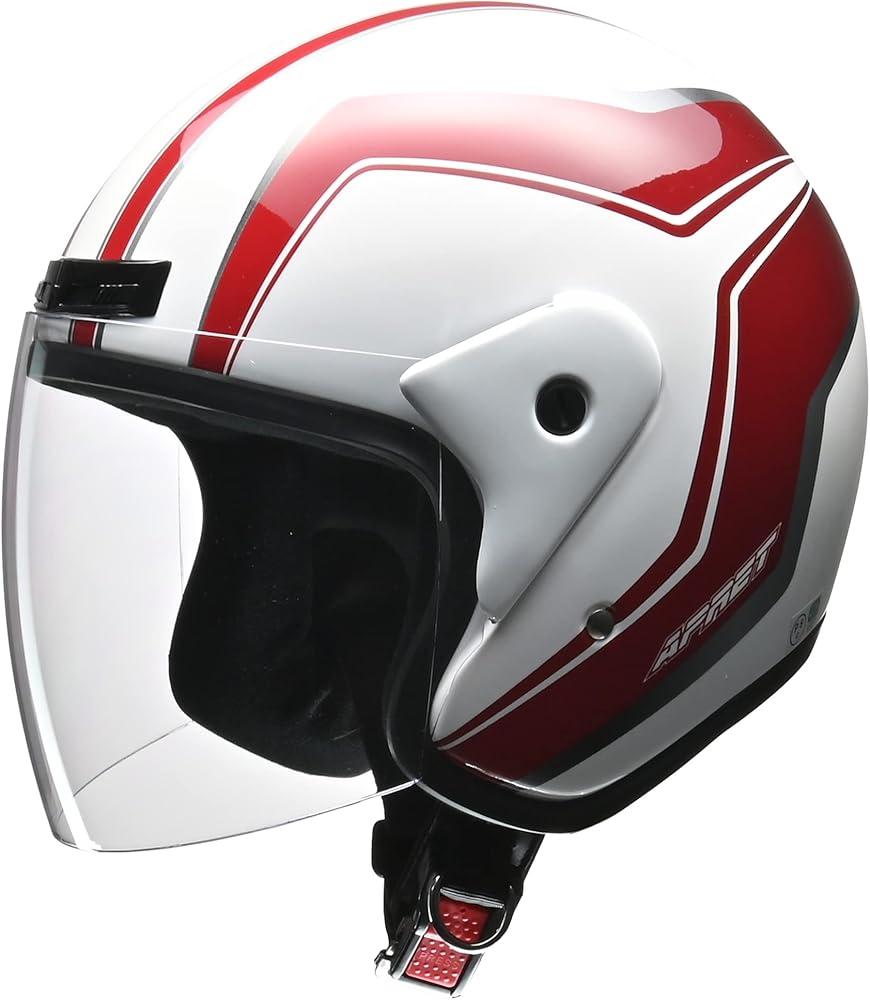 Amazon | リード工業(LEAD) バイク用ジェットヘルメット APRET