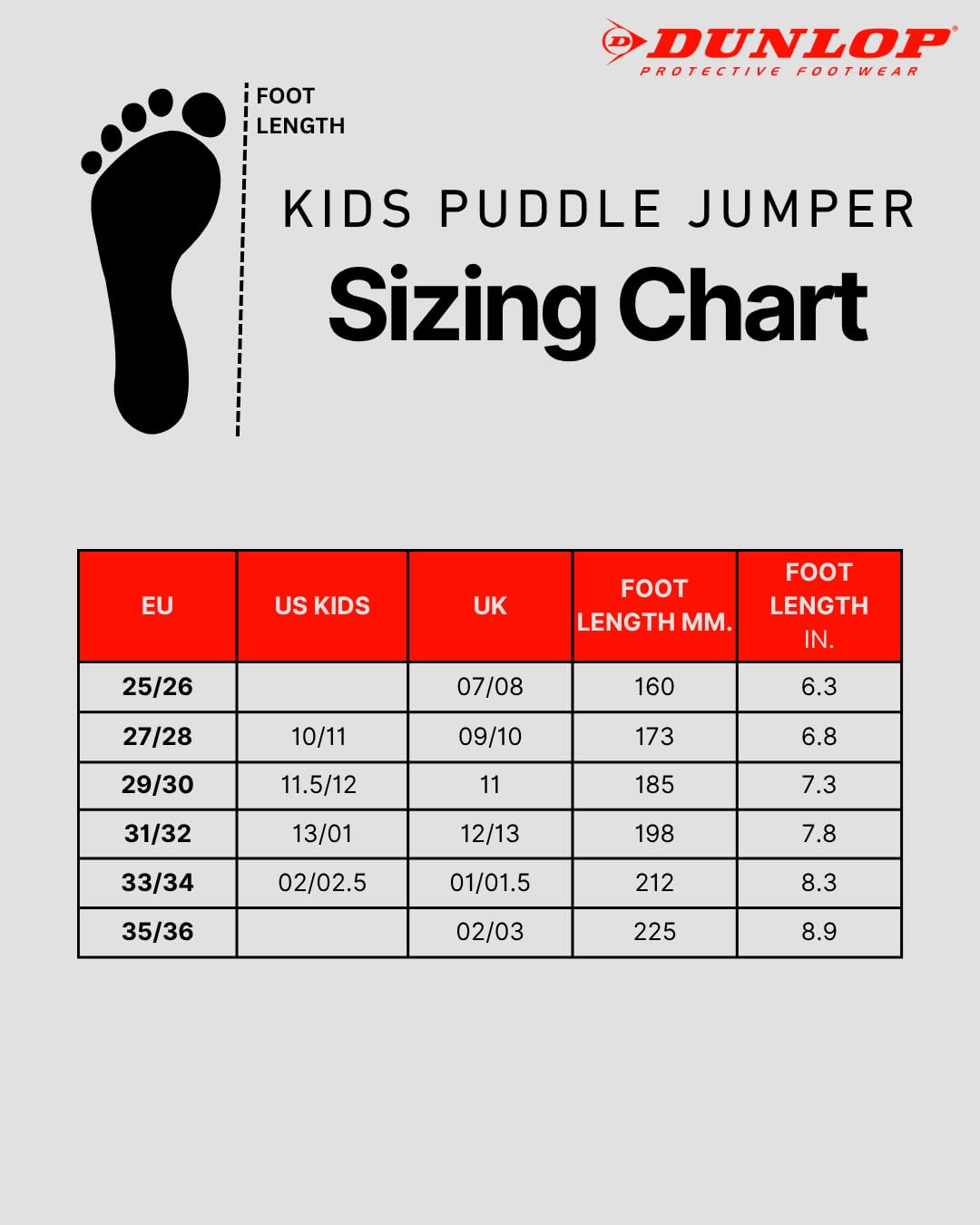DUNLOP Uniseks - dzieci Puddle JumperButy przeciwdeszczowe