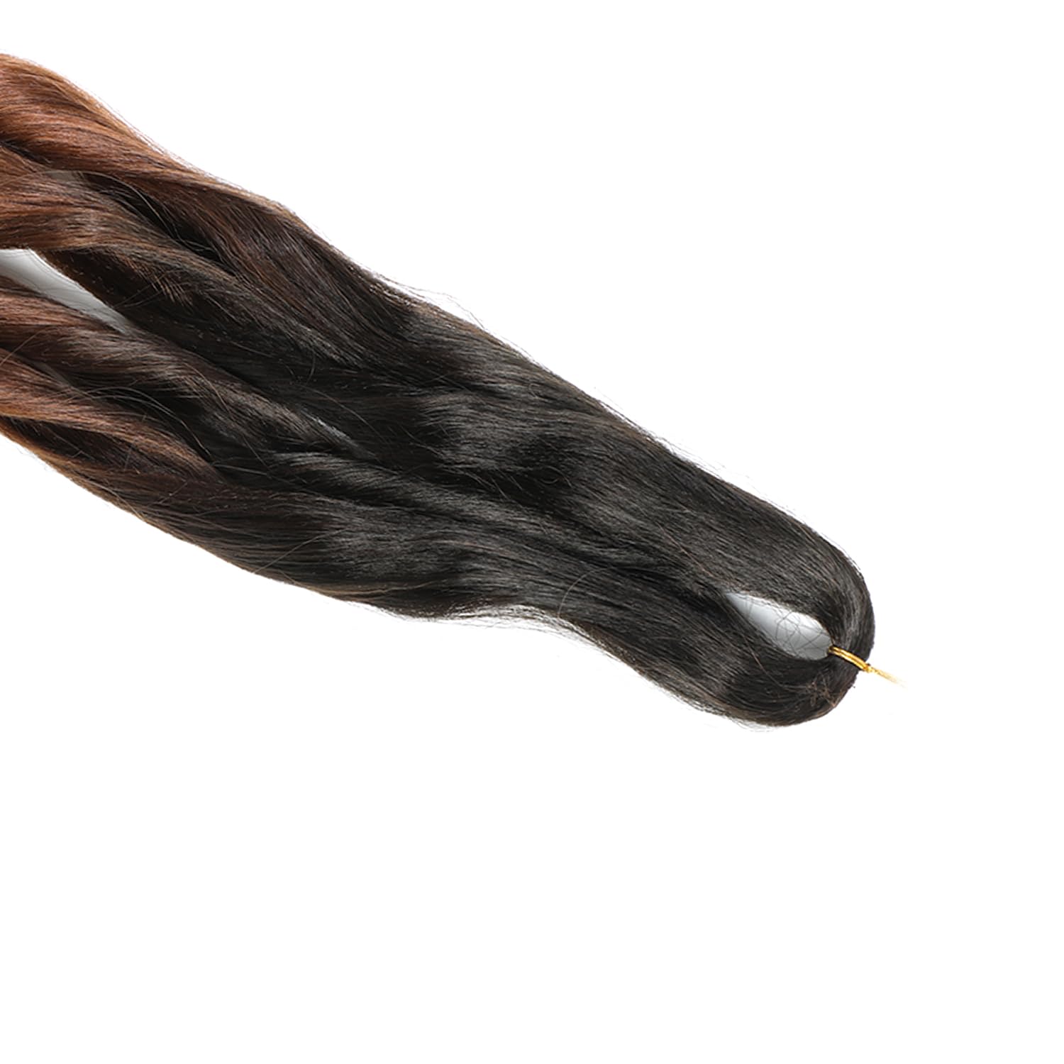 French Curly Braiding Hair 24 Inch 8 Packs - Pre Stretched Bouncy Braiding Hair- Loose Wavy Synthetic Hair Extensions For Black Women(24 inch 8 packs, OT/30)