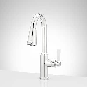 Signature Hardware 483549 Greyfield 1.8 GPM Pull-Down Bar Faucet