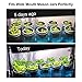 GROWNEER Net Pot 50 Pcs 3 Inch Garden Slotted Mesh Net Cups, Heavy Duty Hydroponic Pots Supplies with 50Pcs Plant Labels, Aquaponics Planting Growing Basket for Indoor Outdoor
