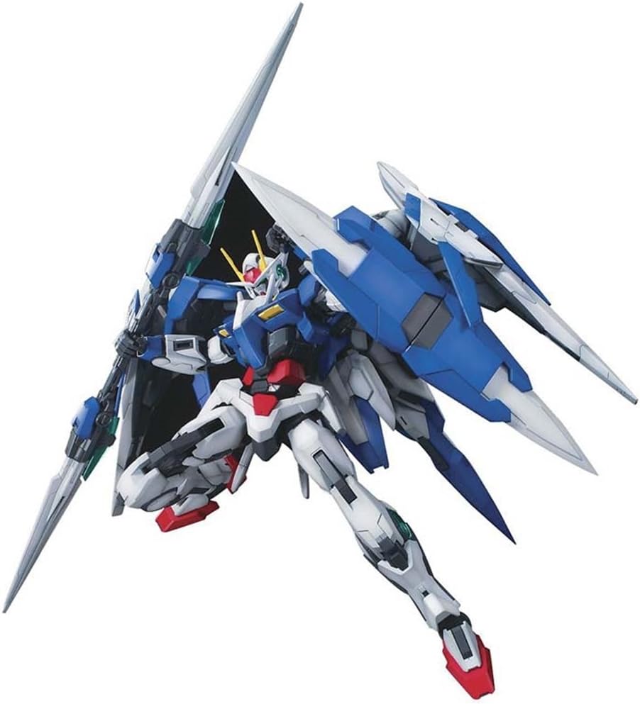 Bandai Hobby MG 00 Raiser "Gundam" 1/100 Scale Model Kit (BAN169914), Blue