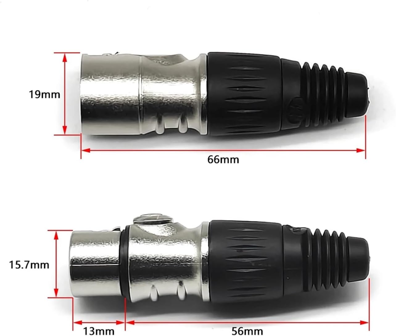 20pcs 3Pin Male Female Microphone Audio Cable Plug Connector Terminal(3PIN Silver 10set)