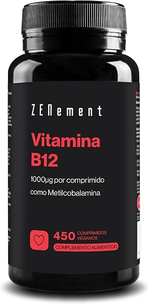 Vitamina B12 1000 mcg 450 tabletas veganas