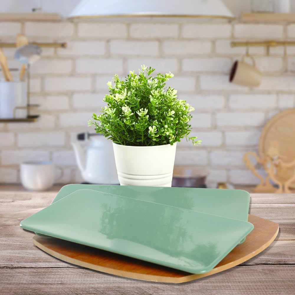 Keramika Yeşil Siera Kayık Tabak 33 Cm 2 Adet