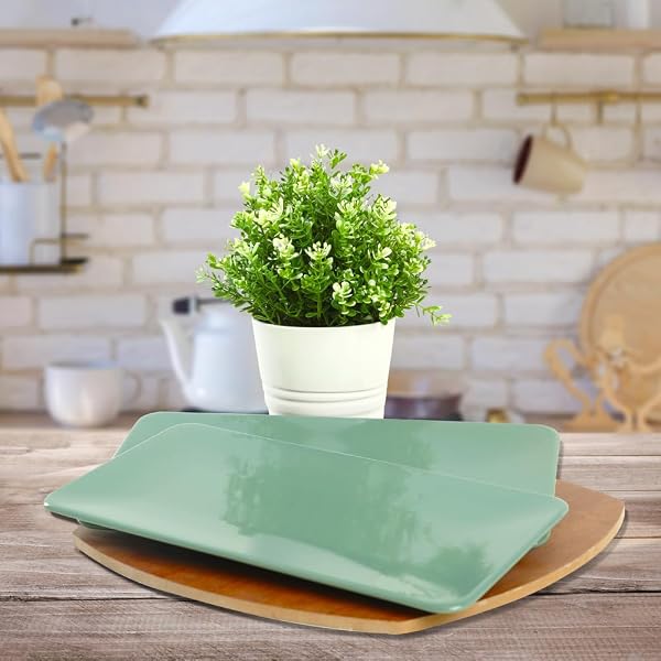 Keramika Yeşil Siera Kayık Tabak 33 Cm 2 Adet