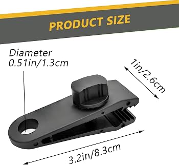 LUYADIN 36-Pack Heavy Duty Tarp Clips With Lock Grip - For Camping Tent, Car Cover, Boat, Pool Cover - View #3