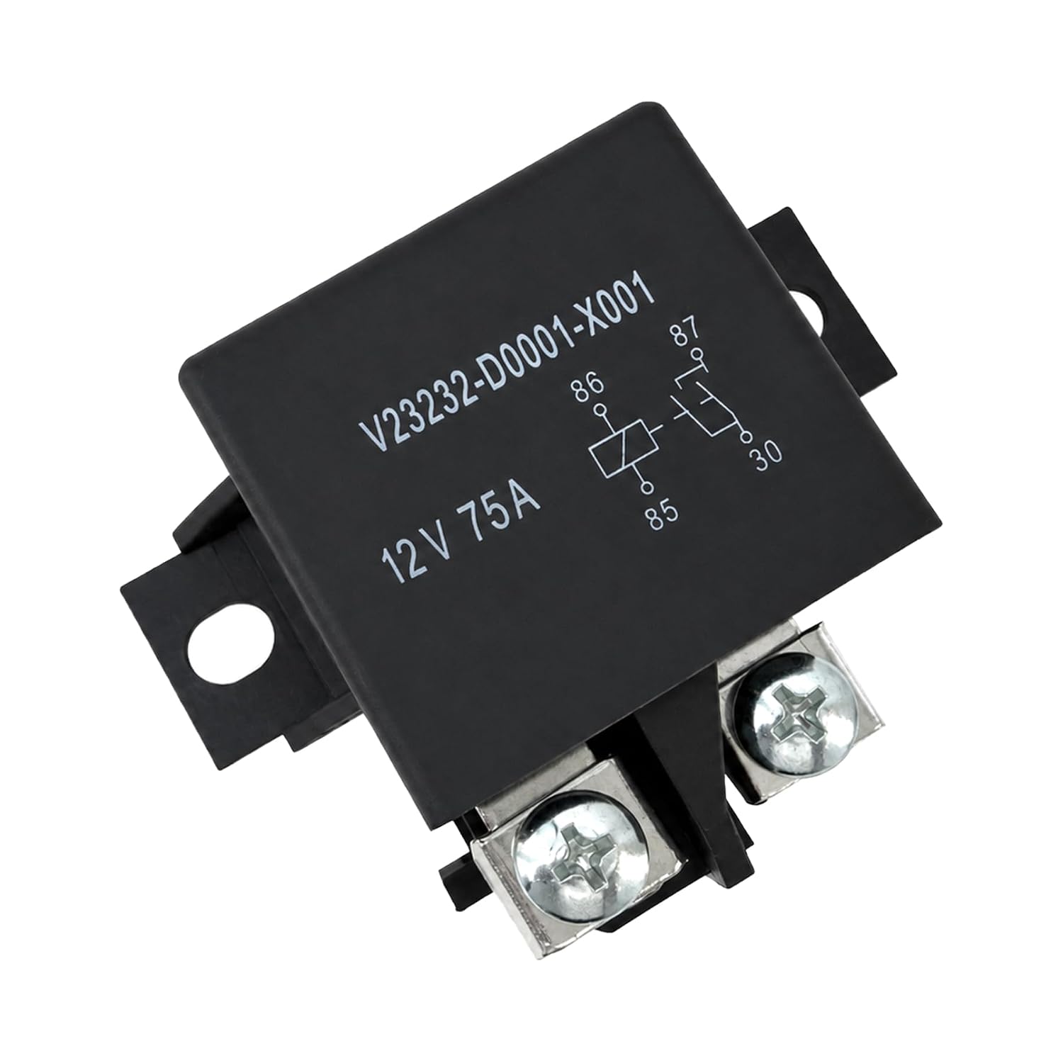 V23232-D0001-X001 12V 75A SPST-NO High-Current Power Relay (1-Pack)