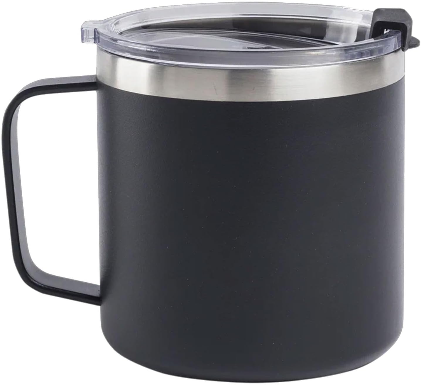 Beretta Durable Versatile Camping Outdoor Stainless Steel Double Insulated 16 Oz Coffee Mug Logo & C-Shaped Handle