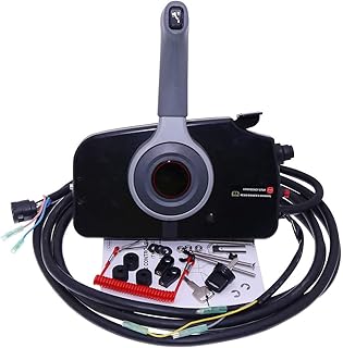 Throttle Outboard Remote Control Box 67200-99E56 for Suzuki Outboard Motors with Push to Open 67000-99E56 67200-99E71 8 Pin