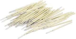 Aexit 100 Pcs Audio & Video Accessories Spring Test Probes Testing Pins 0.74mm Pointed Connectors & Adapters Tip PL75-B1