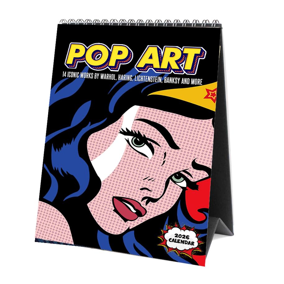 Image of Tallenge - Pop Art - 2026 desk Calendar - 6 x 9 Inches (Paper, Desk Calendar)