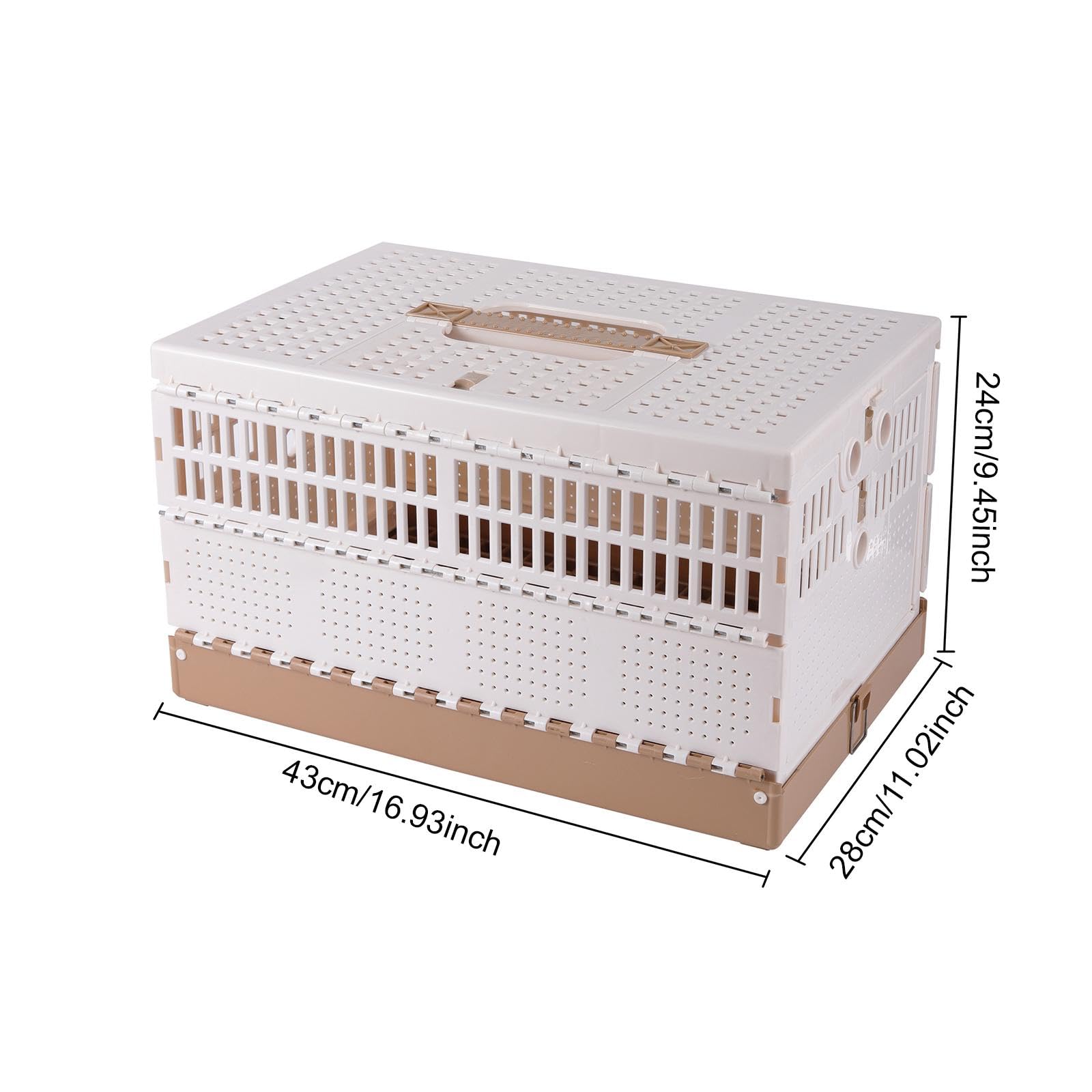Colcolo Jaula para Palomas, Caja de Transporte, para Exteriores, Jaula de Viaje Plegable para pájaros, Caja Nido para Palomas, para el Transporte y liberación