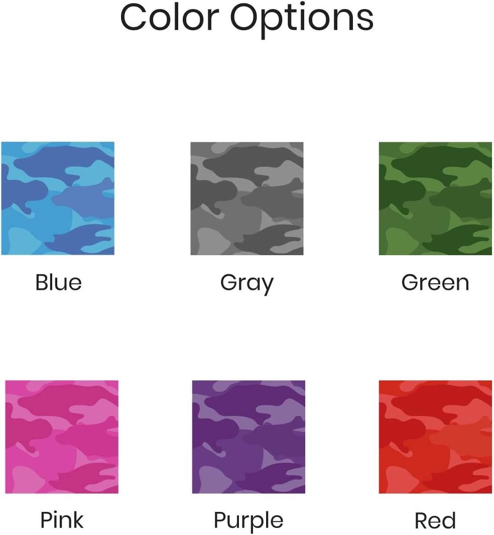 Name Bubbles - Custom Name Labels for Camp, Daycare, School (75 Labels - 5 Sizes) Waterproof Name Stickers for Clothing Tags, Water Bottles, School Supplies, Sleeping Bags, Shoes (Camo)