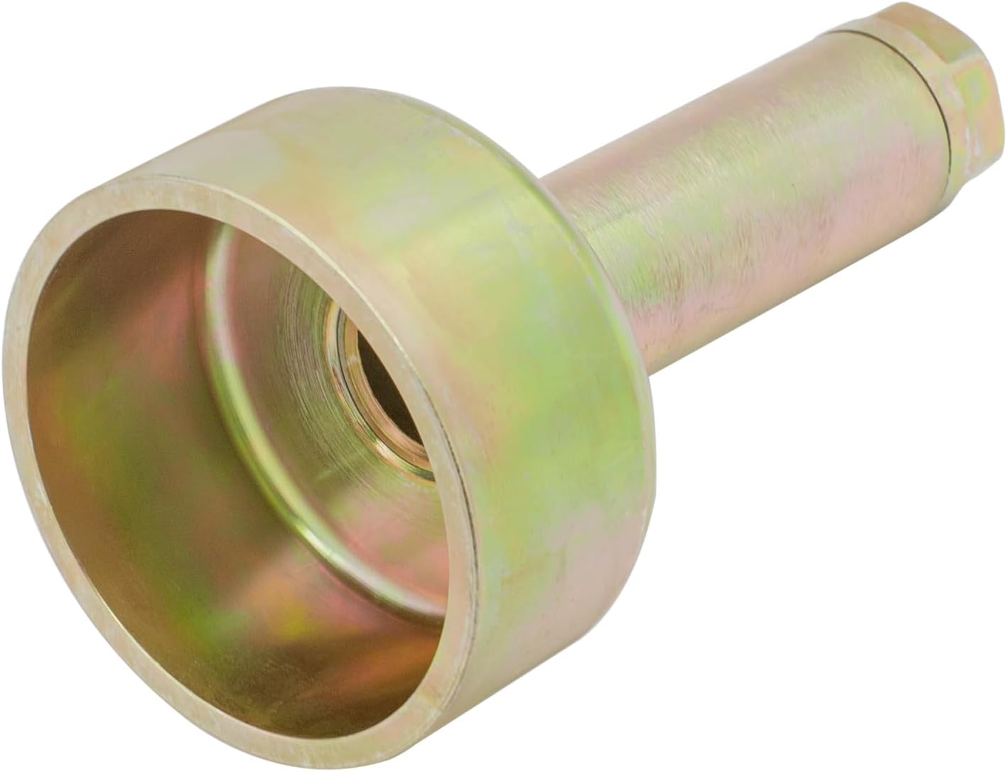 Heavy Duty Trailer Dust Cap Installation Tool for 1.98" Dust Caps | Thich-wall Steel Dust Cap Tool, CNC Machined Steel Grease Dust Cap Removal Tool, Color Zinc Plated Trailer Cap Tool