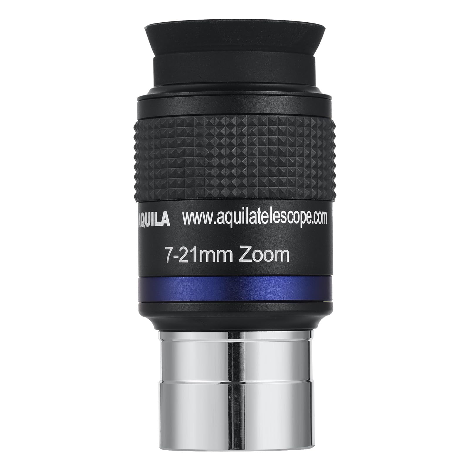 Cet oculaire zoom entièrement métallique 7-21 est un oculaire télescopique haute résolution, oculaire entièrement métallique zoom 7-21 pouces, grossissement élevé, accessoire pour télescopes