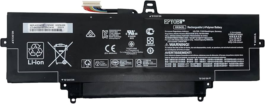 Amazon.com: EPYOBW HK04XL Laptop Battery 54Wh 6669mAh 11.4V
