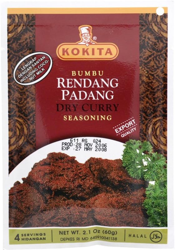 Bumbu Rendang Padang (Dry Curry Seasoning) - 2.1oz (Pack of 1)